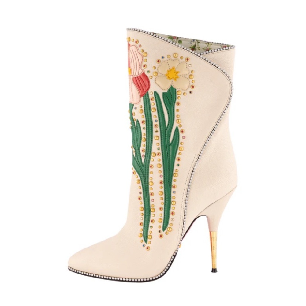 Gucci Fosca Floral Boots - Picture 3 of 16
